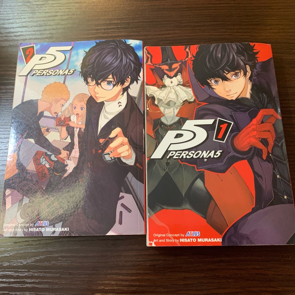 Volume 1 and 2 of persona 5